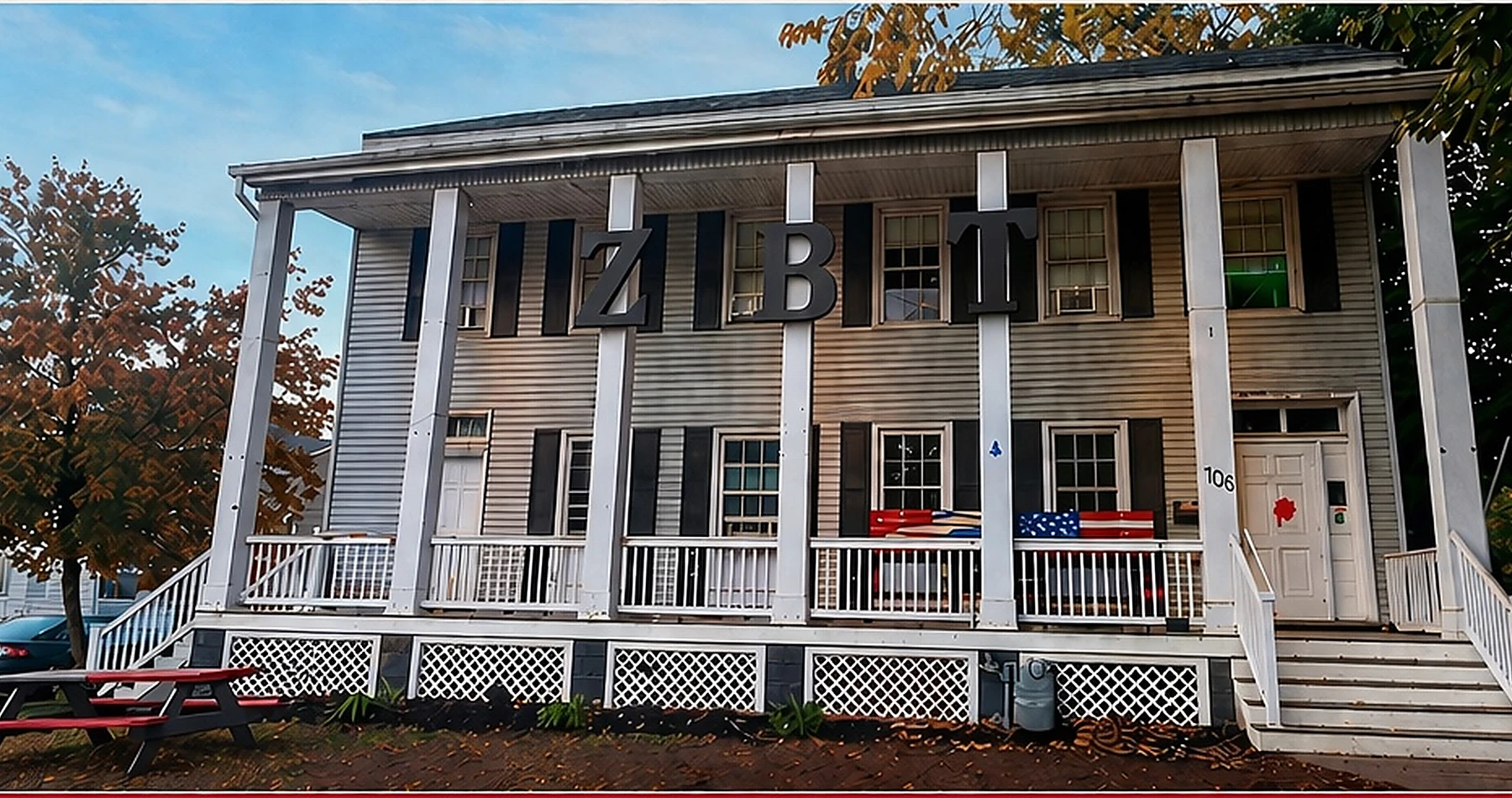 The Beta Delta chapter house at 106 College Avenue